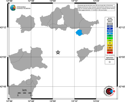 Mappa MCS - territori comuni