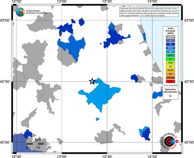 Mappa EMS - territori comuni