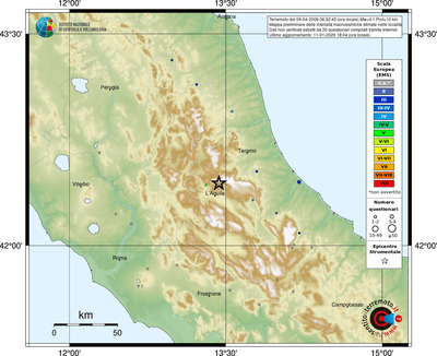 Mappa EMS - località