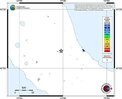 Mappa EMS - territori località