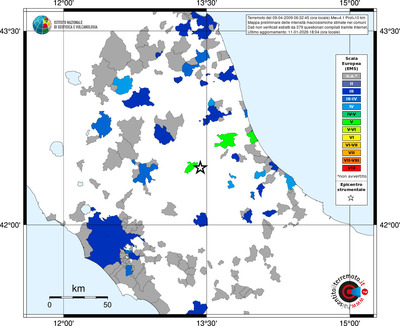 Mappa EMS - territori comuni