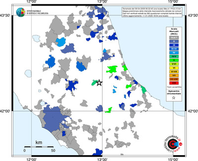 Mappa MCS - territori comuni