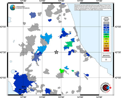 Mappa MCS - territori comuni