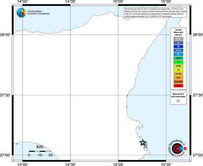 Mappa MCS - territori località