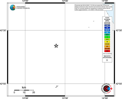 Mappa EMS - territori località