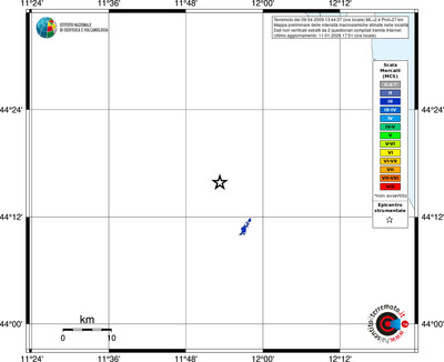 Mappa MCS - territori località