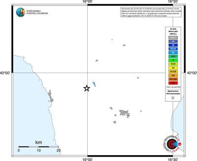 Mappa MCS - territori località