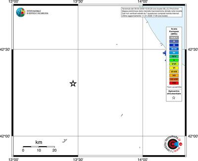 Mappa EMS - territori località