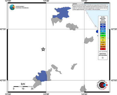 Mappa MCS - territori comuni