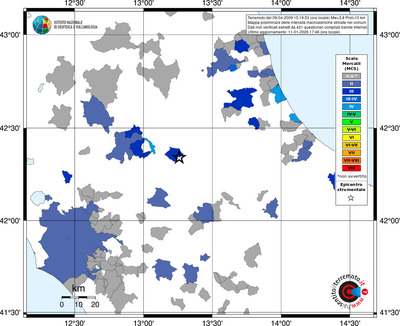 Mappa MCS - territori comuni