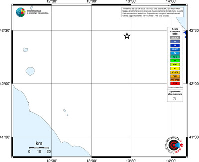 Mappa EMS - territori località