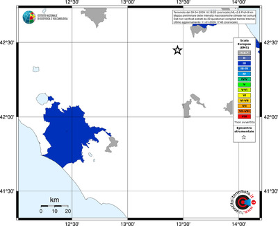 Mappa EMS - territori comuni