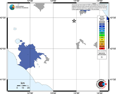 Mappa MCS - territori comuni