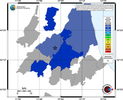 Mappa MCS - territori comuni