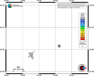 Mappa MCS - territori località
