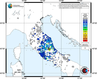 Mappa EMS - territori comuni