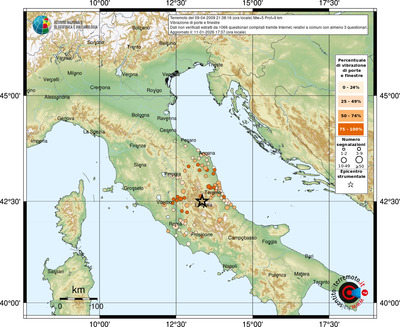 Mappa comuni con almeno 3 questionari