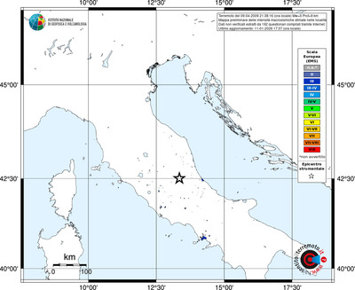 Mappa EMS - territori località