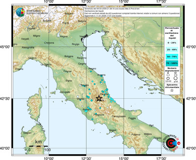 Mappa comuni con almeno 3 questionari