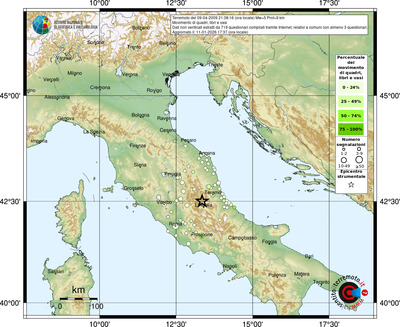 Mappa comuni con almeno 3 questionari