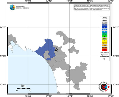 Mappa MCS - territori comuni