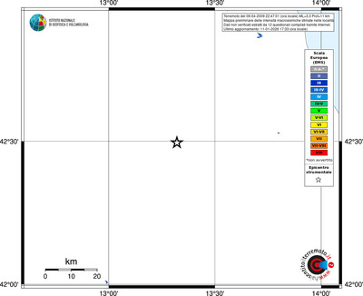 Mappa EMS - territori località
