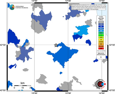 Mappa MCS - territori comuni