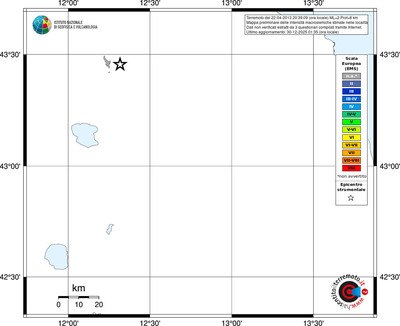 Mappa EMS - territori località