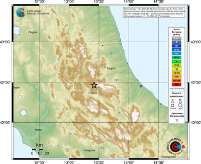 Mappa EMS - località