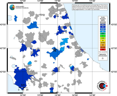 Mappa EMS - territori comuni