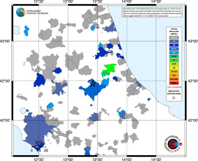 Mappa MCS - territori comuni