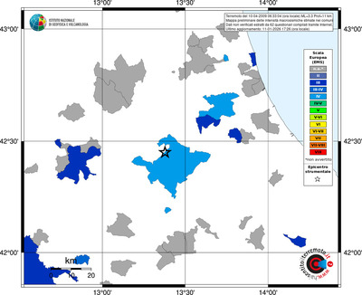 Mappa EMS - territori comuni