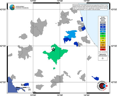 Mappa MCS - territori comuni