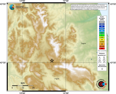 Mappa EMS - località