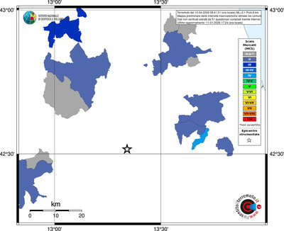 Mappa MCS - territori comuni
