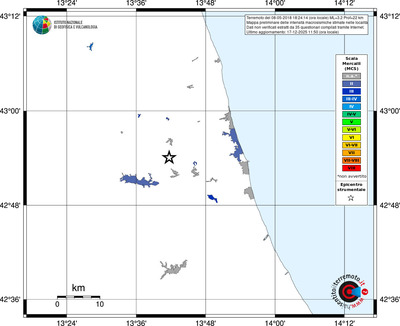 Mappa MCS - territori località