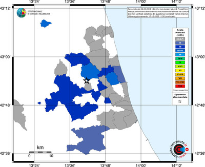 Mappa MCS - territori comuni
