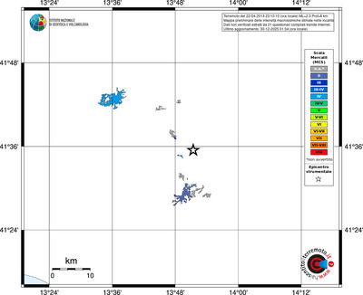 Mappa MCS - territori località