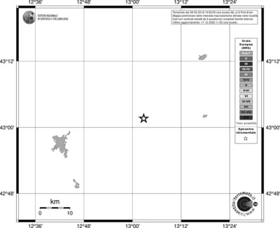 Mappa EMS - territori località