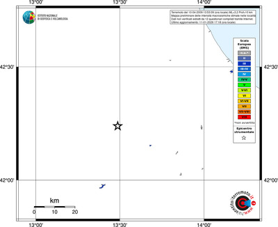 Mappa EMS - territori località