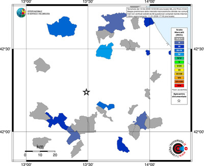 Mappa MCS - territori comuni