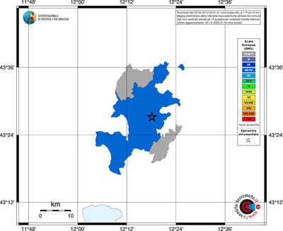 Mappa EMS - territori comuni