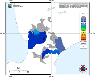 Mappa MCS - territori comuni