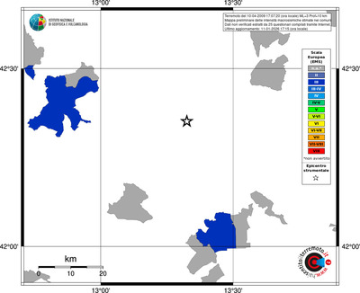 Mappa EMS - territori comuni