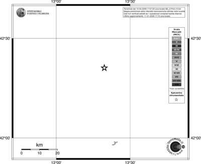 Mappa MCS - territori località