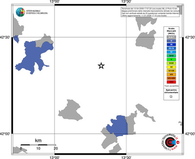 Mappa MCS - territori comuni