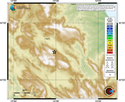 Mappa EMS - località