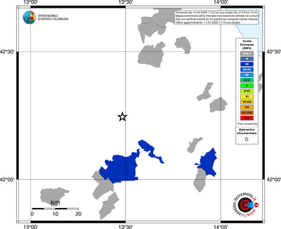 Mappa EMS - territori comuni