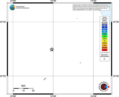 Mappa MCS - territori località