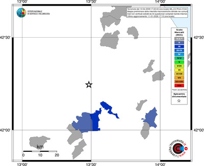 Mappa MCS - territori comuni